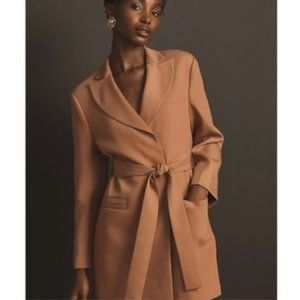 Anthropologie Mare Mare Classic Tie Blazer